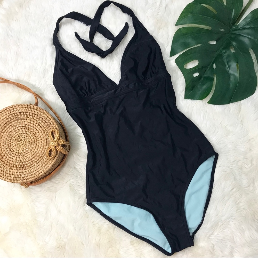 PRANA lahari nwot halter low back one piece